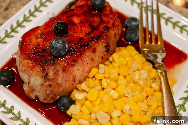 Pork Medallions with Fruit Reduction Sauce