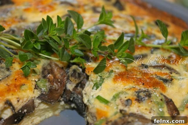 Mushroom and Thyme Frittata
