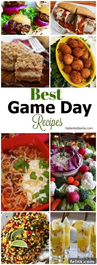 Best Game Day Recipes Collection Pin