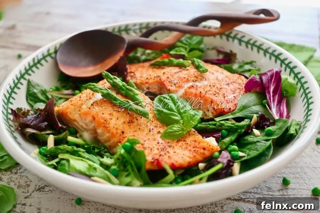 Salmon Pasta with Lemon Cream Sauce