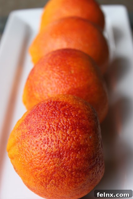 Blood Orange Ingredients and Preparation