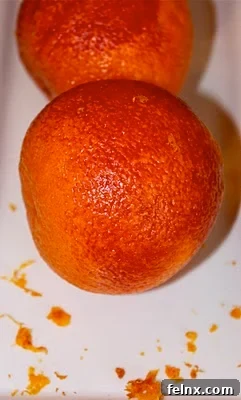 Finished Blood Orange Cake on Platter
