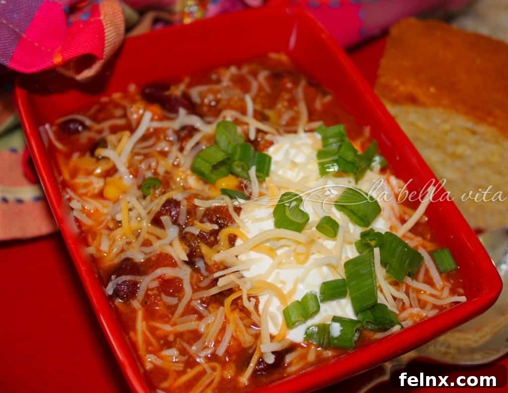 Spicy Chili Ingredients and Textures