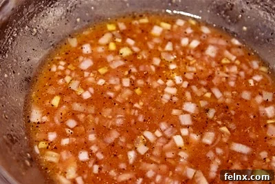Finished Blood Orange Vinaigrette