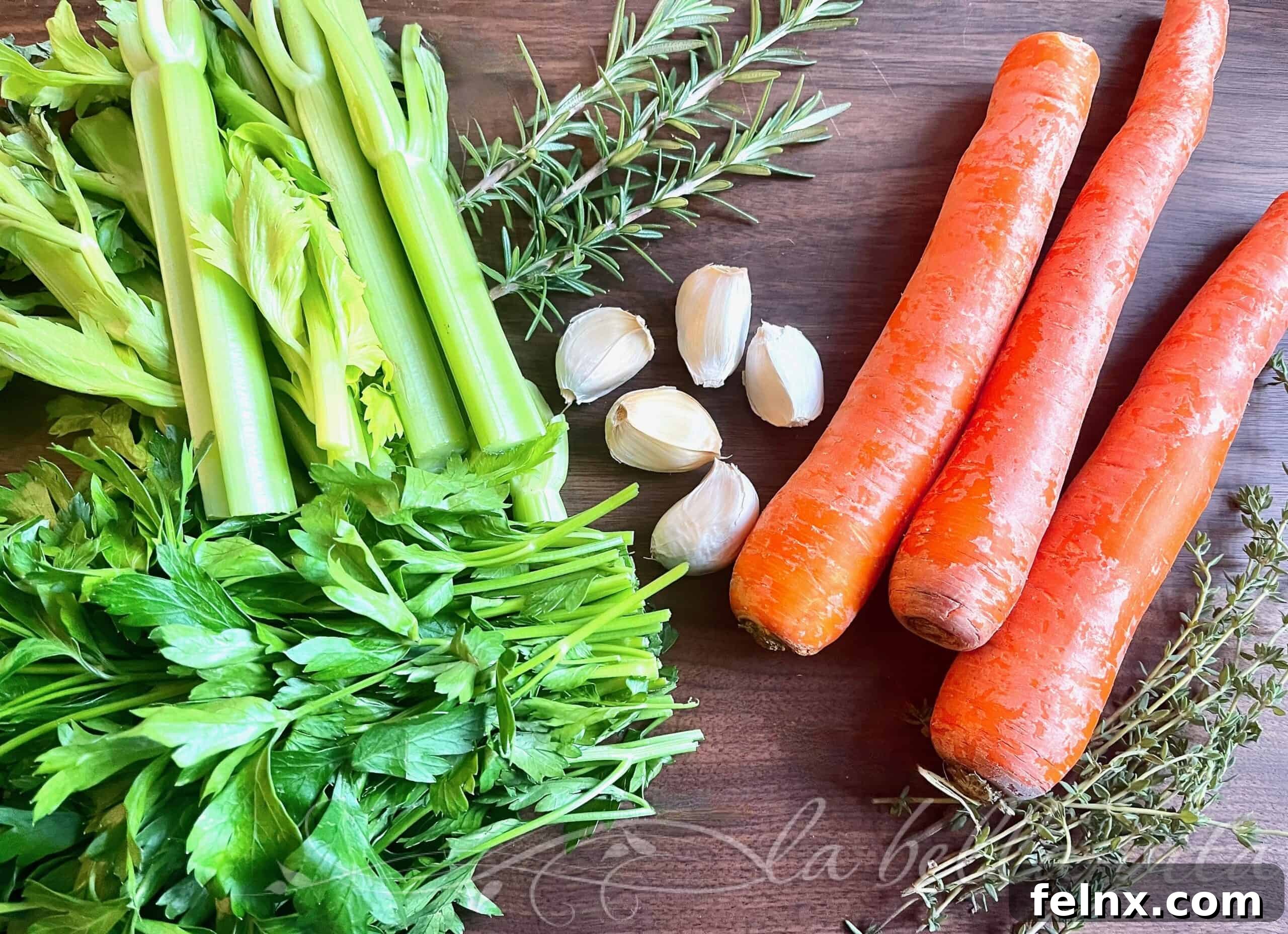 Fresh vegetables for pot roast