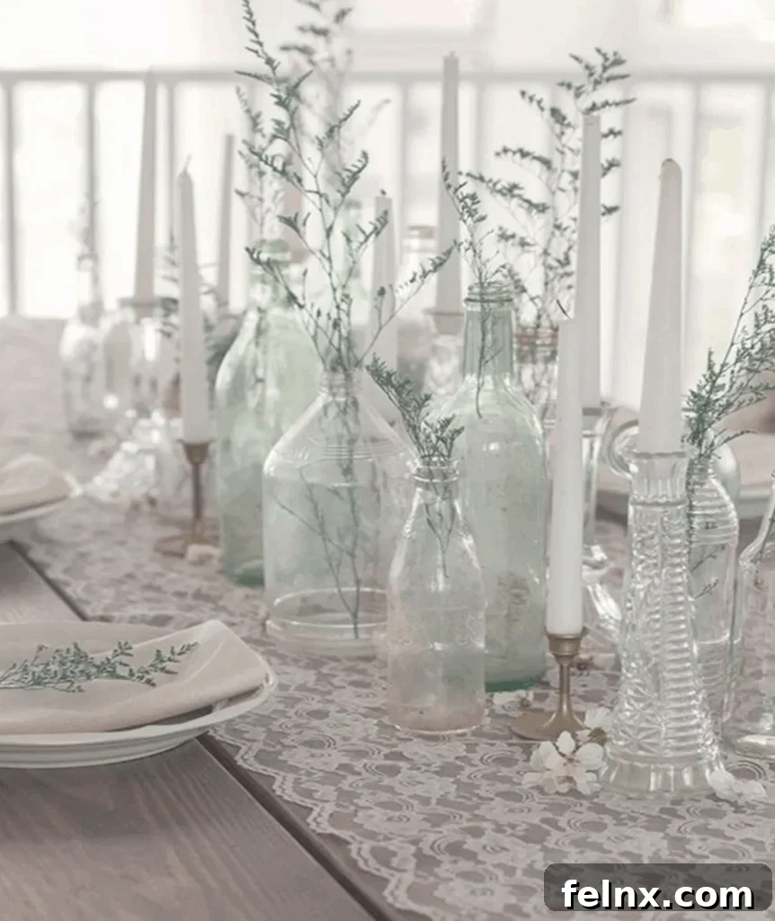 Beautiful Spring Tablescape Overview