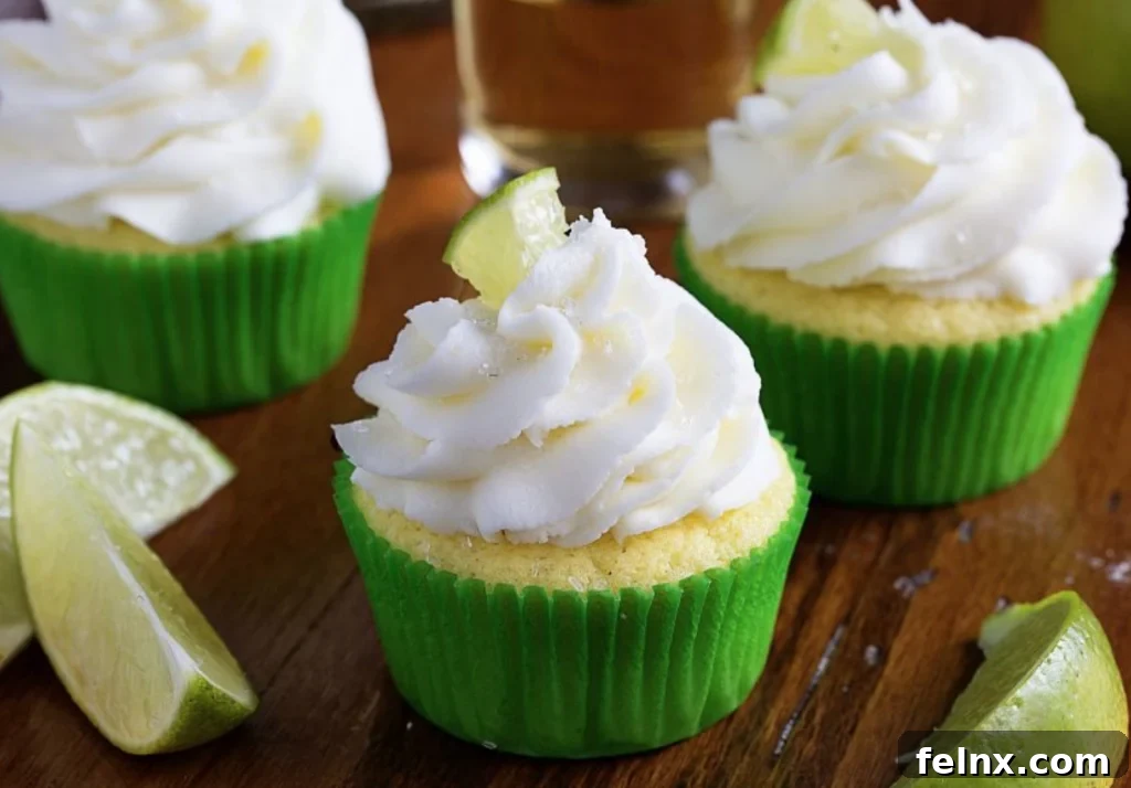 Margarita Cupcakes with Lime