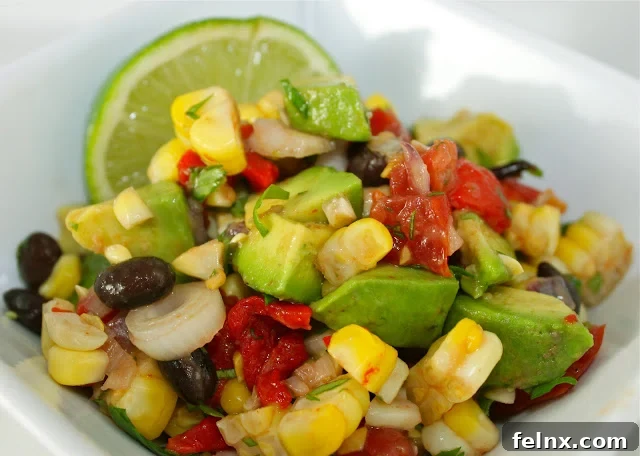 Avocado and Black Bean Salad