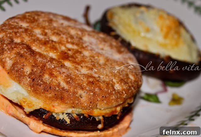 Grilled Portobello & Cheese Melt