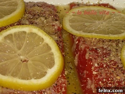 Vibrant Salmon Ready for Oven