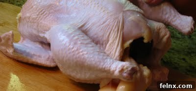 Preparing the Chicken