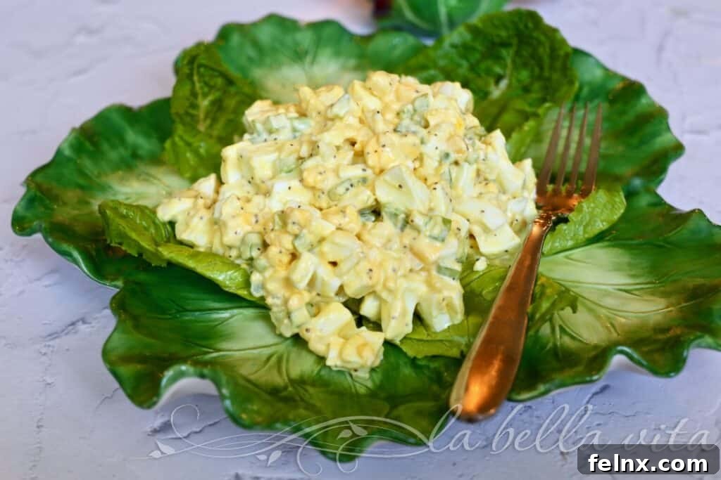 Classic Egg Salad Close Up