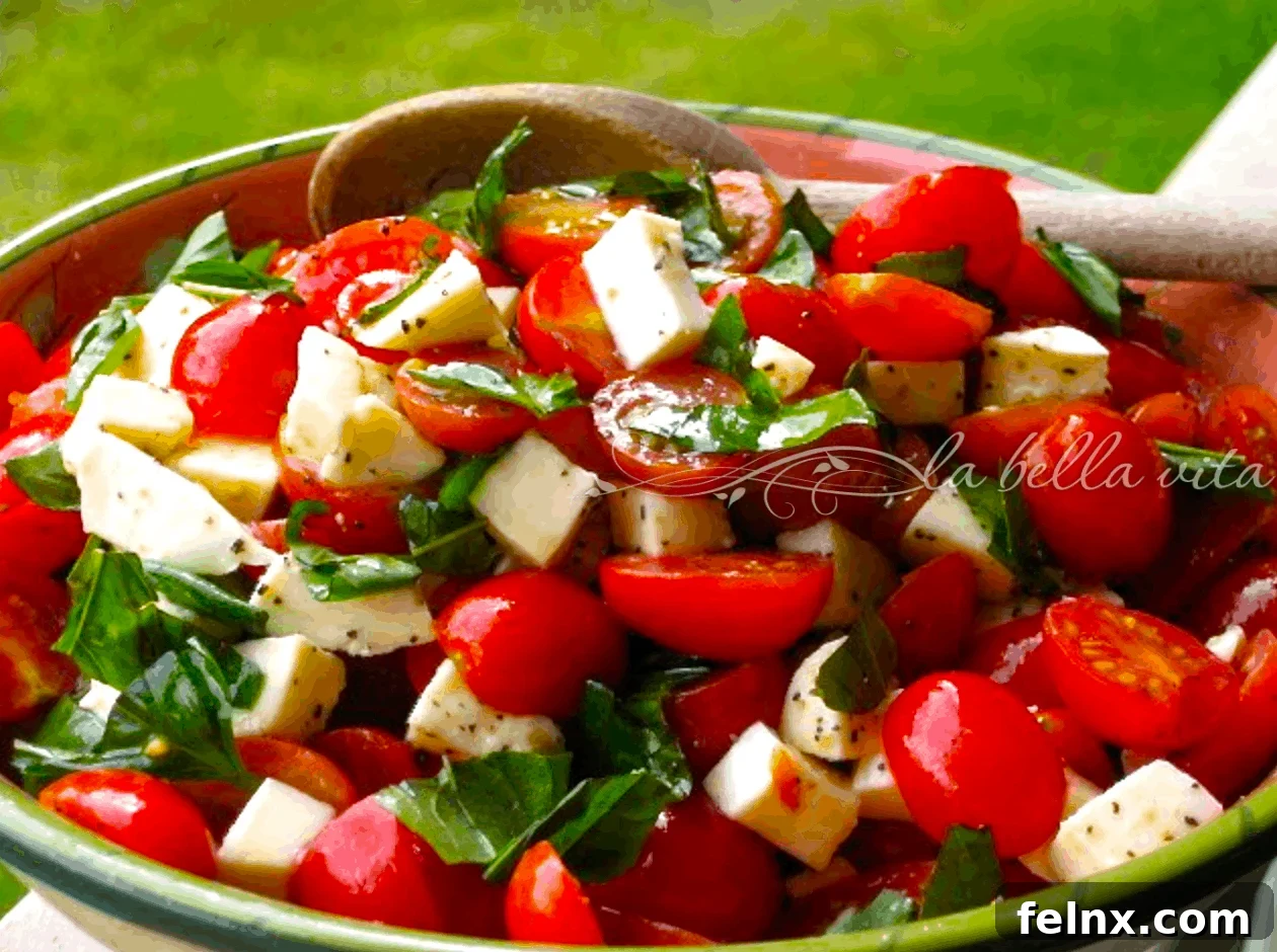 Fresh Ingredients for Italian Salad