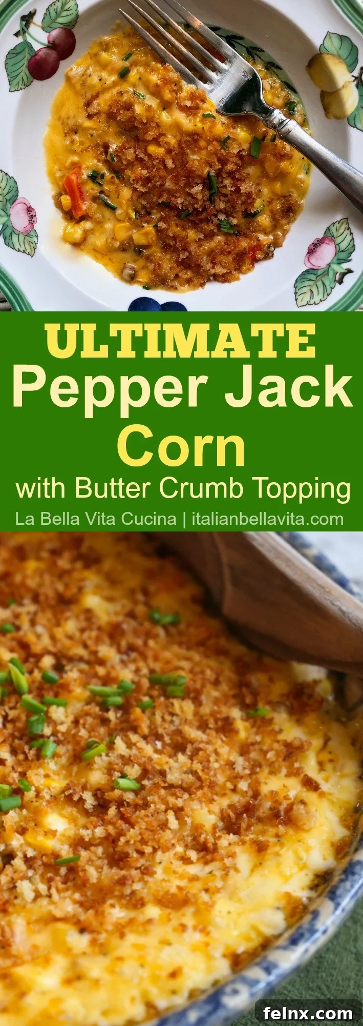 Ultimate Corn Casserole with Pepper Jack