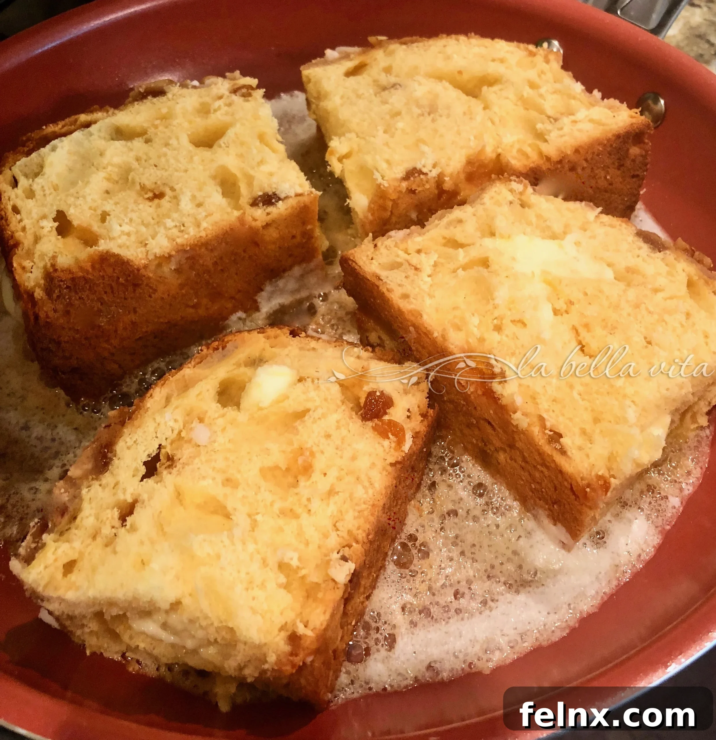 Frying stuffed bread