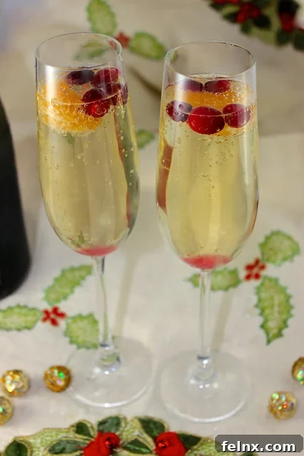 Cranberry Prosecco Cocktails