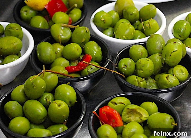 Vegetables and Olives