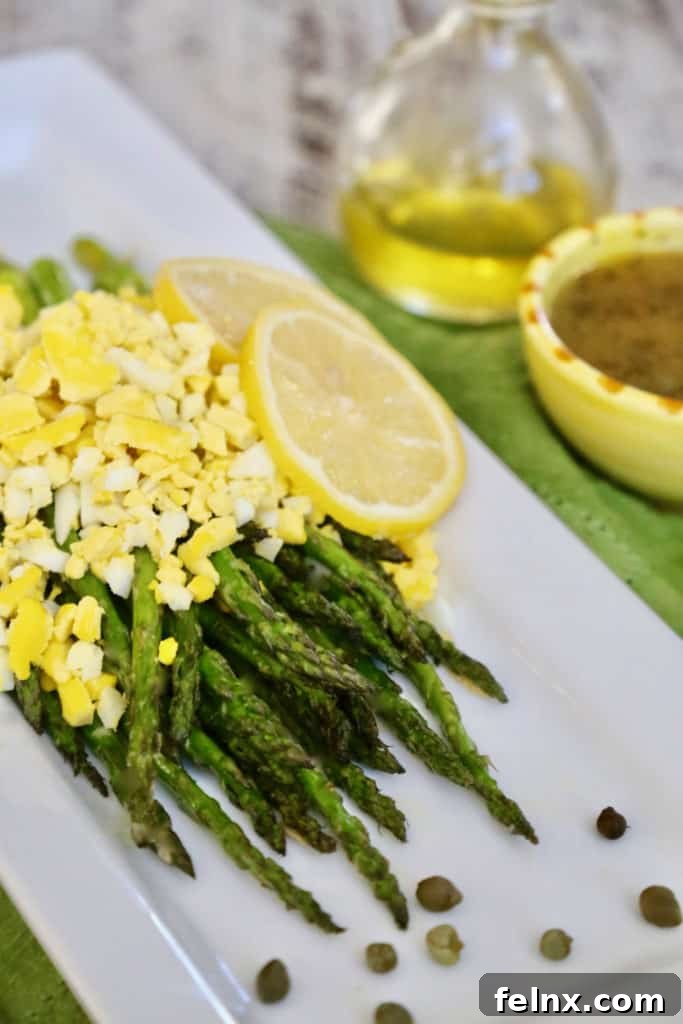 Asparagus Mimosa with Hard-Boiled Eggs