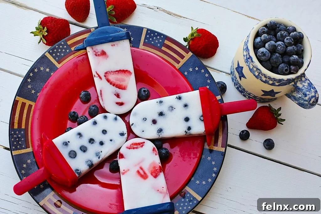 Red White and Blue Patriotic Food for Summer Celebrations