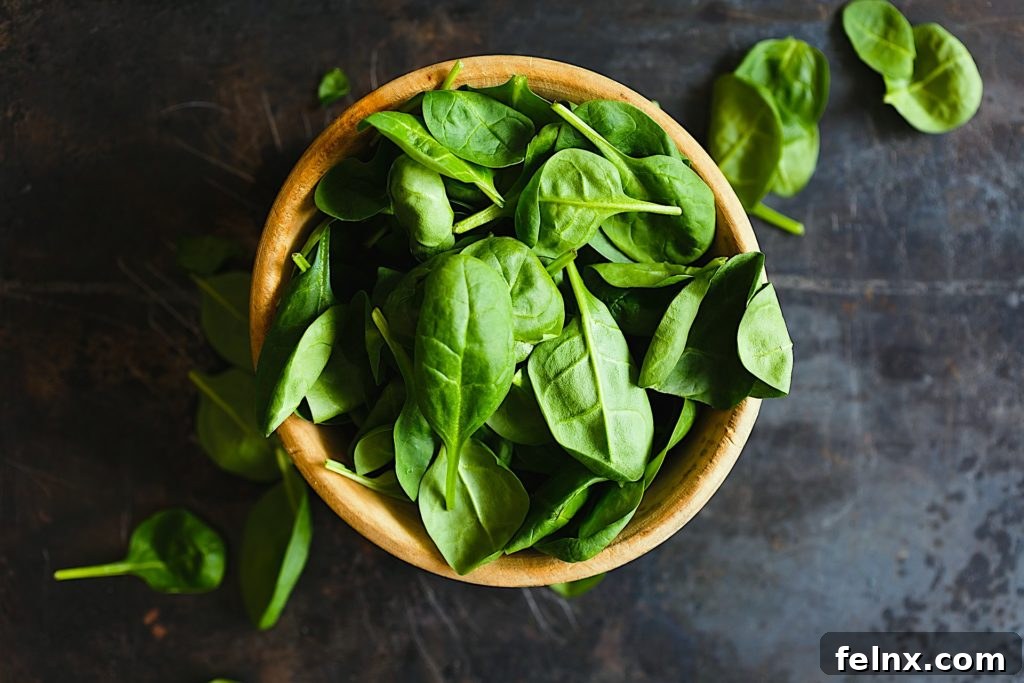 Fresh green basil