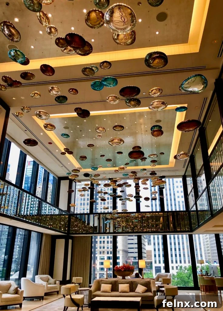 Modern cocktail lounge interior