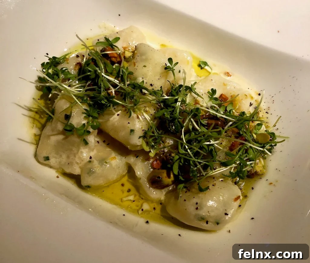 House-made gnocchi with gorgonzola sauce