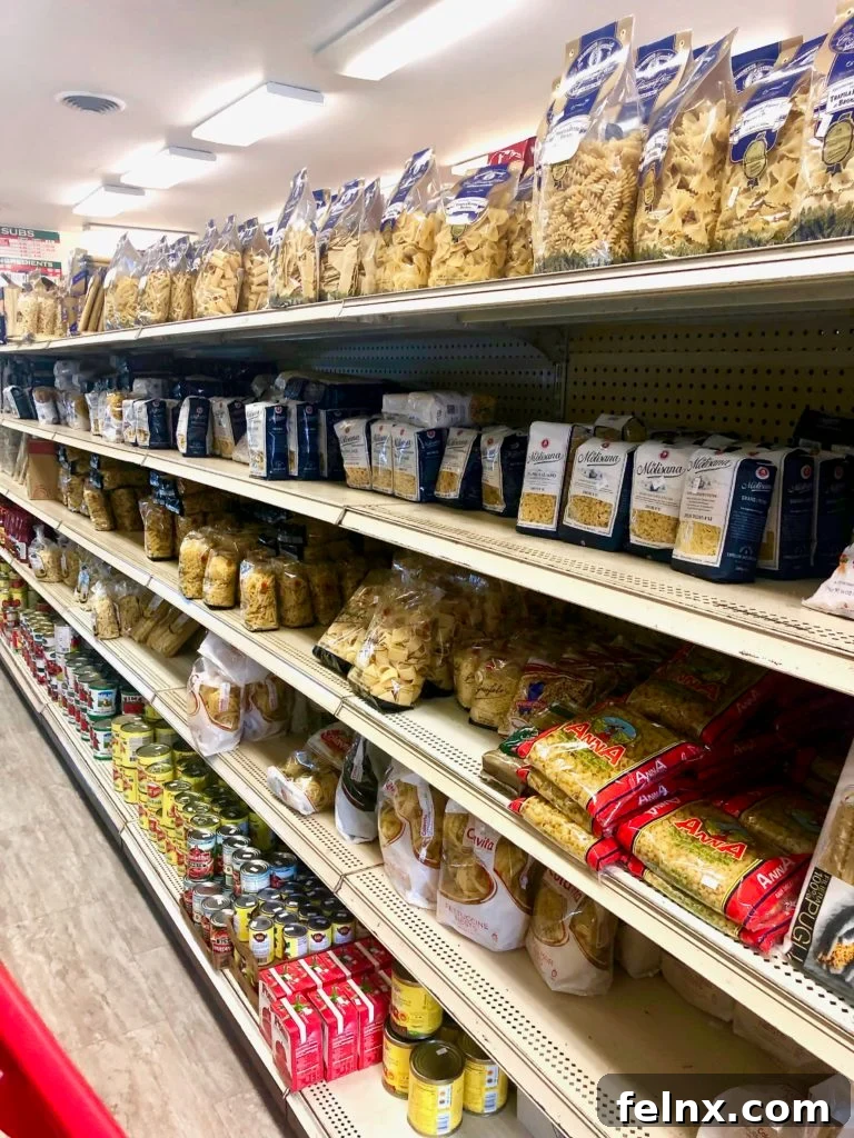 Pasta Aisle Bari Market