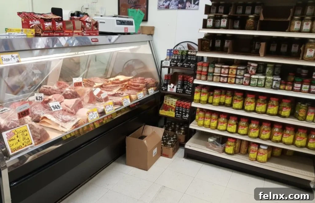 Meat Counter Bari Market