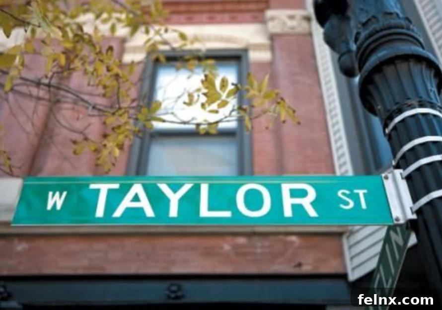 Taylor Street Sign
