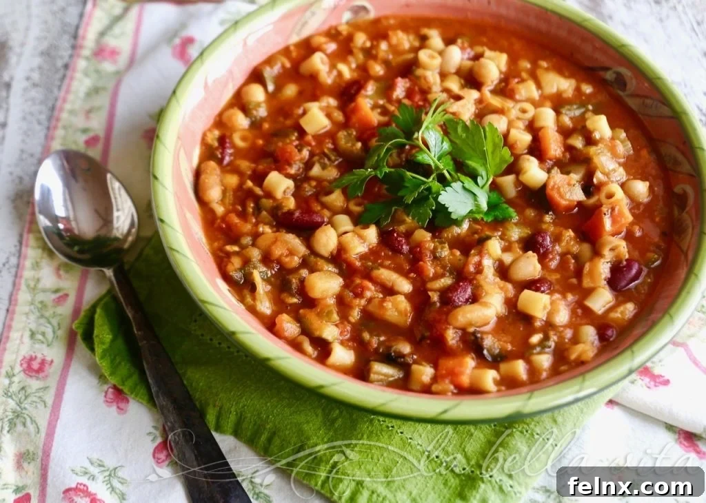 Classic Italian Minestrone Soup