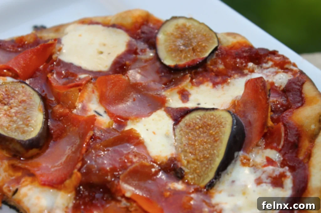 Grilled Pizza with Prosciutto and Figs