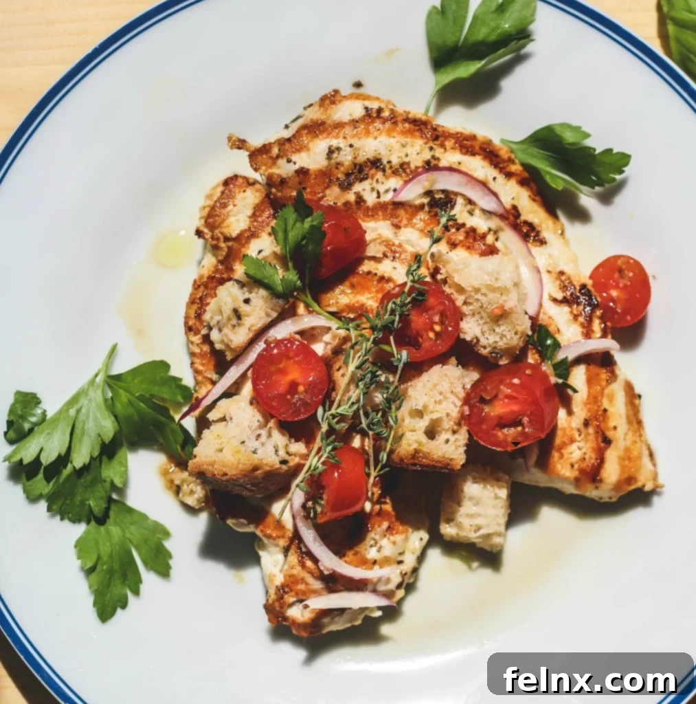 Grilled Chicken Panzanella Salad
