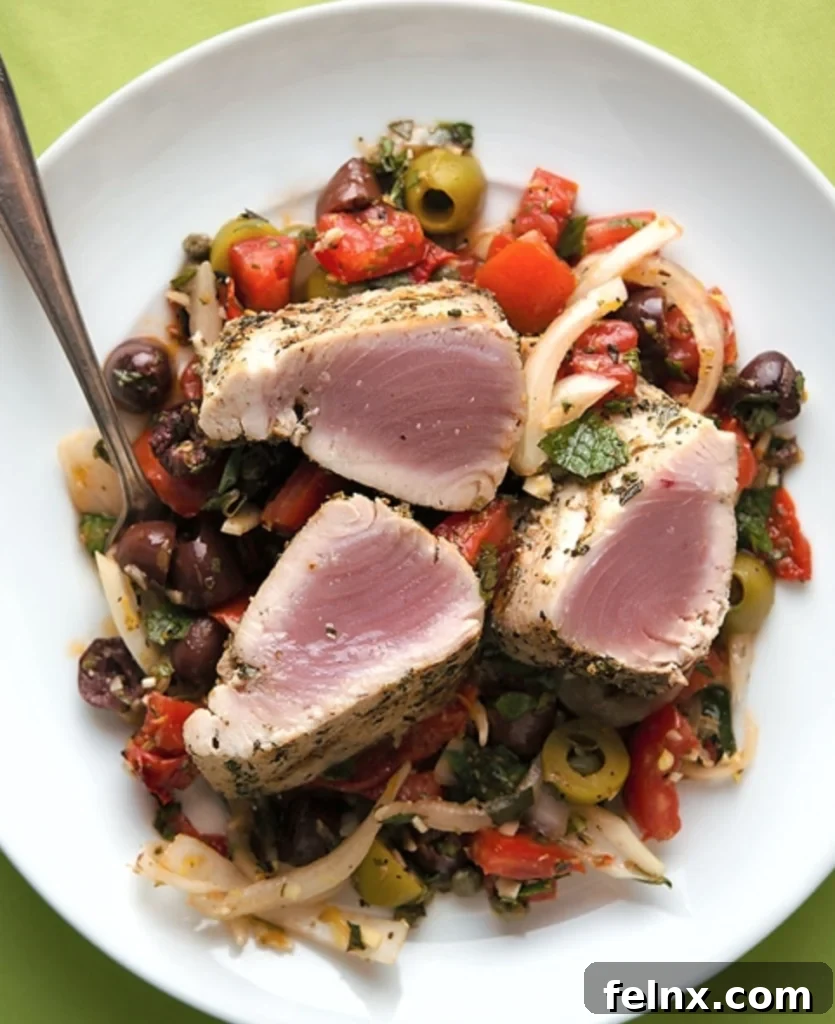 Sicilian Style Grilled Tuna