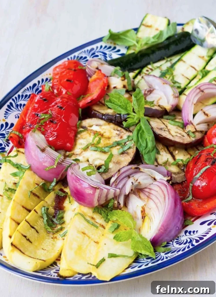 Balsamic Glazed Grilled Vegetables