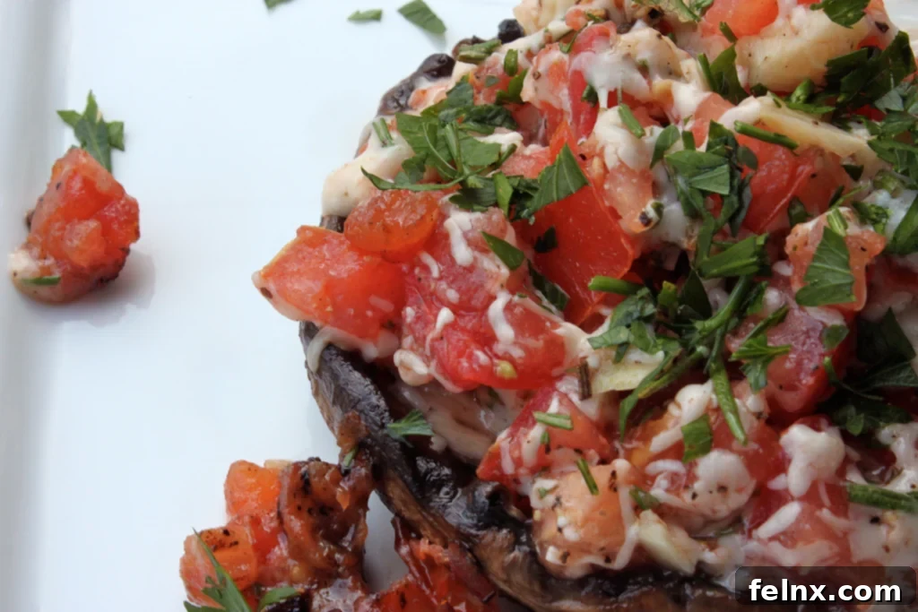 Stuffed Portobello Mushrooms on the Grill