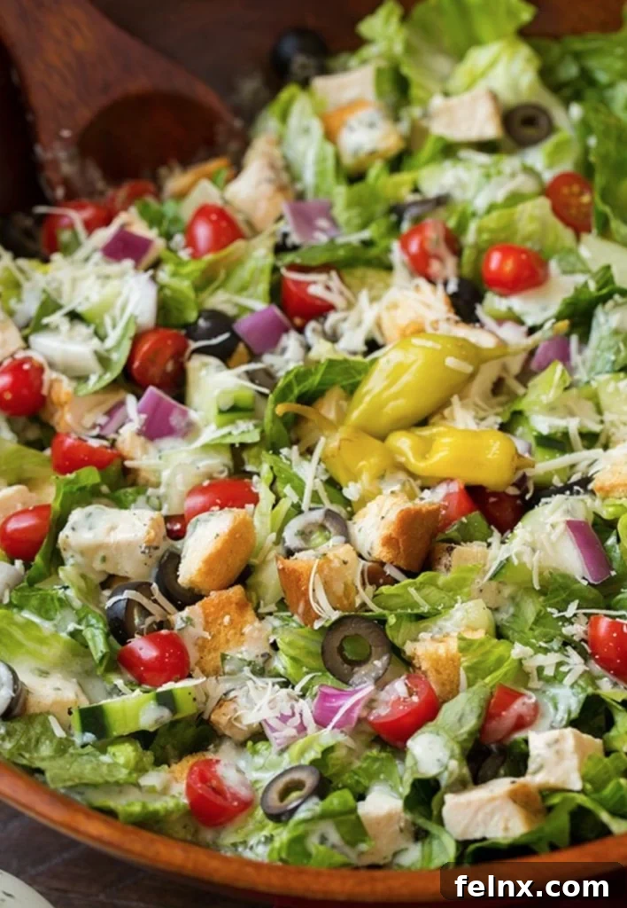 Healthy Grilled Chicken Chopped Salad