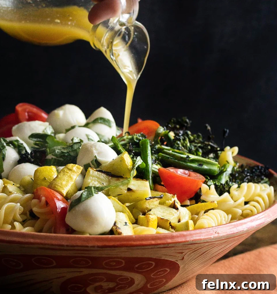 Summer Grilled Pasta Salad