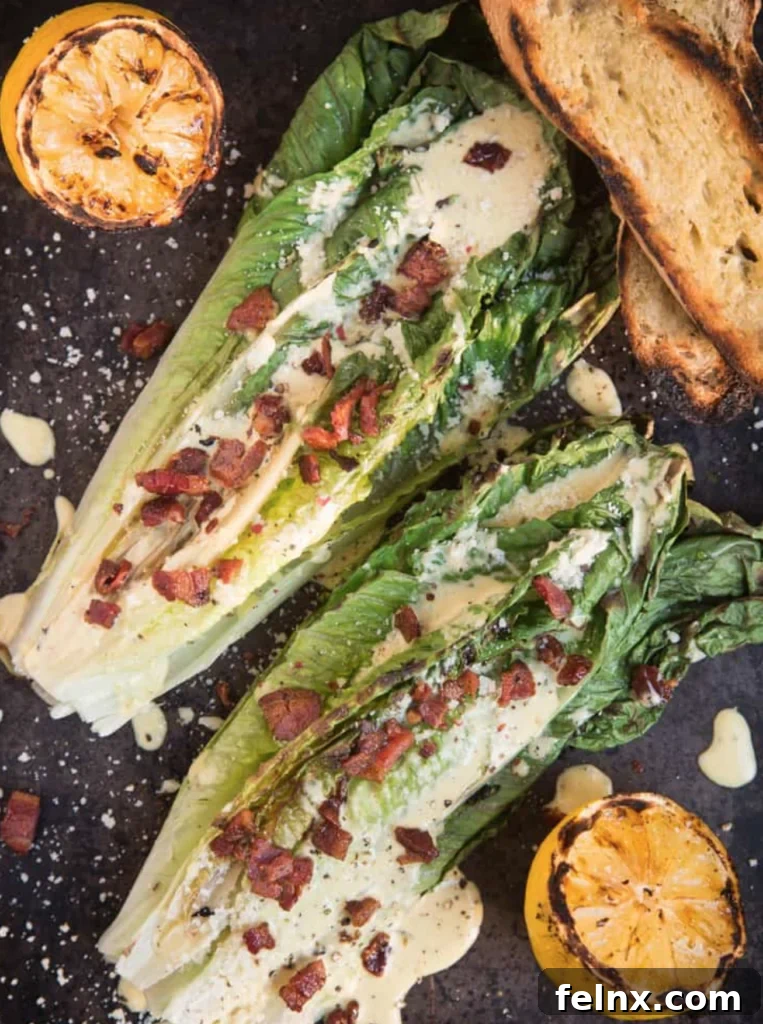 Smoky Grilled Caesar Salad