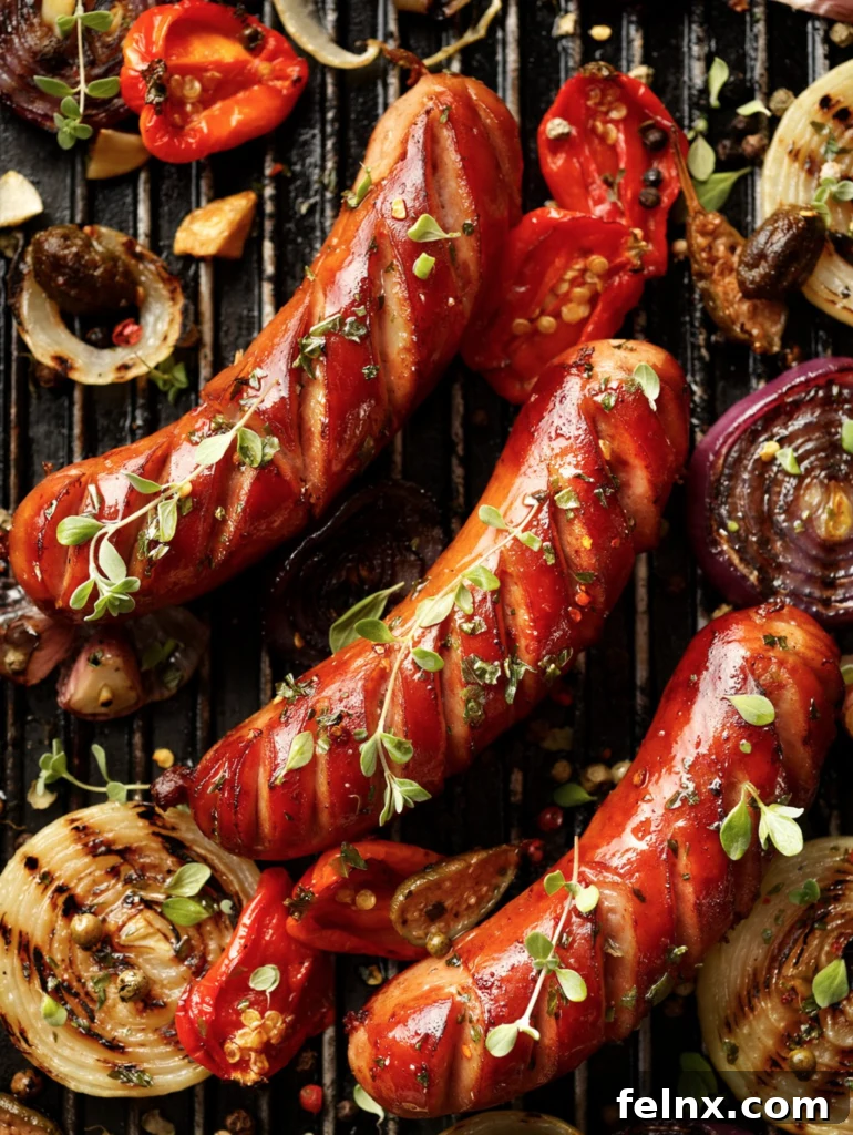 Classic Grilled Sausage and Peppers