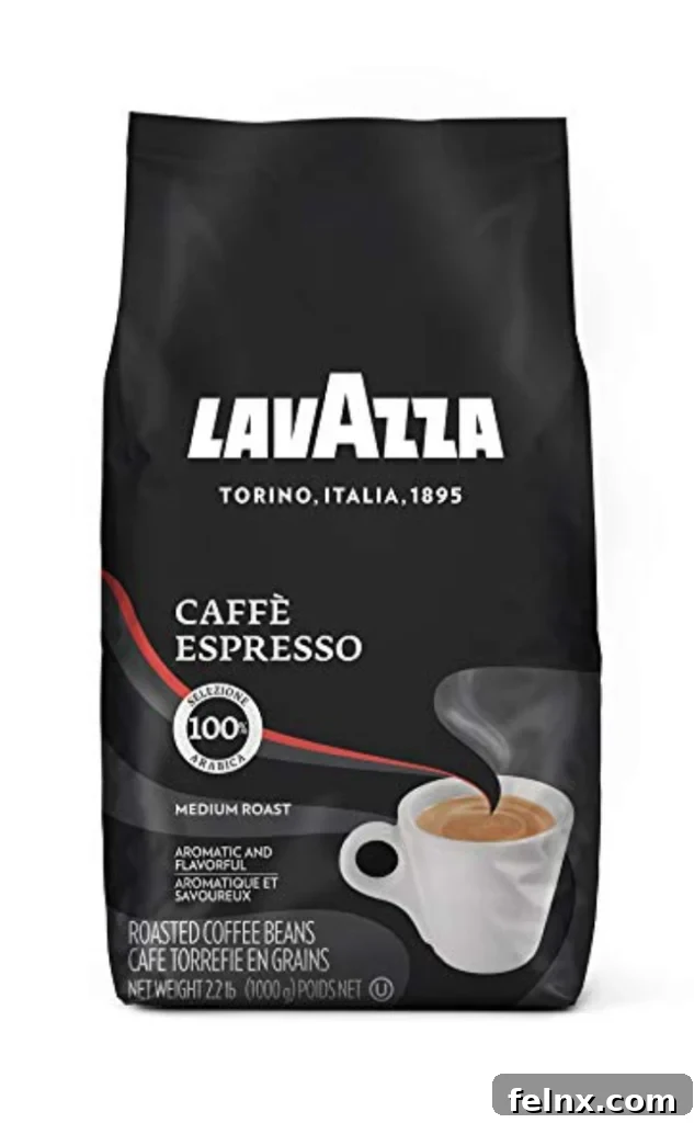 Lavazza Espresso Coffee Beans for baking and drinking