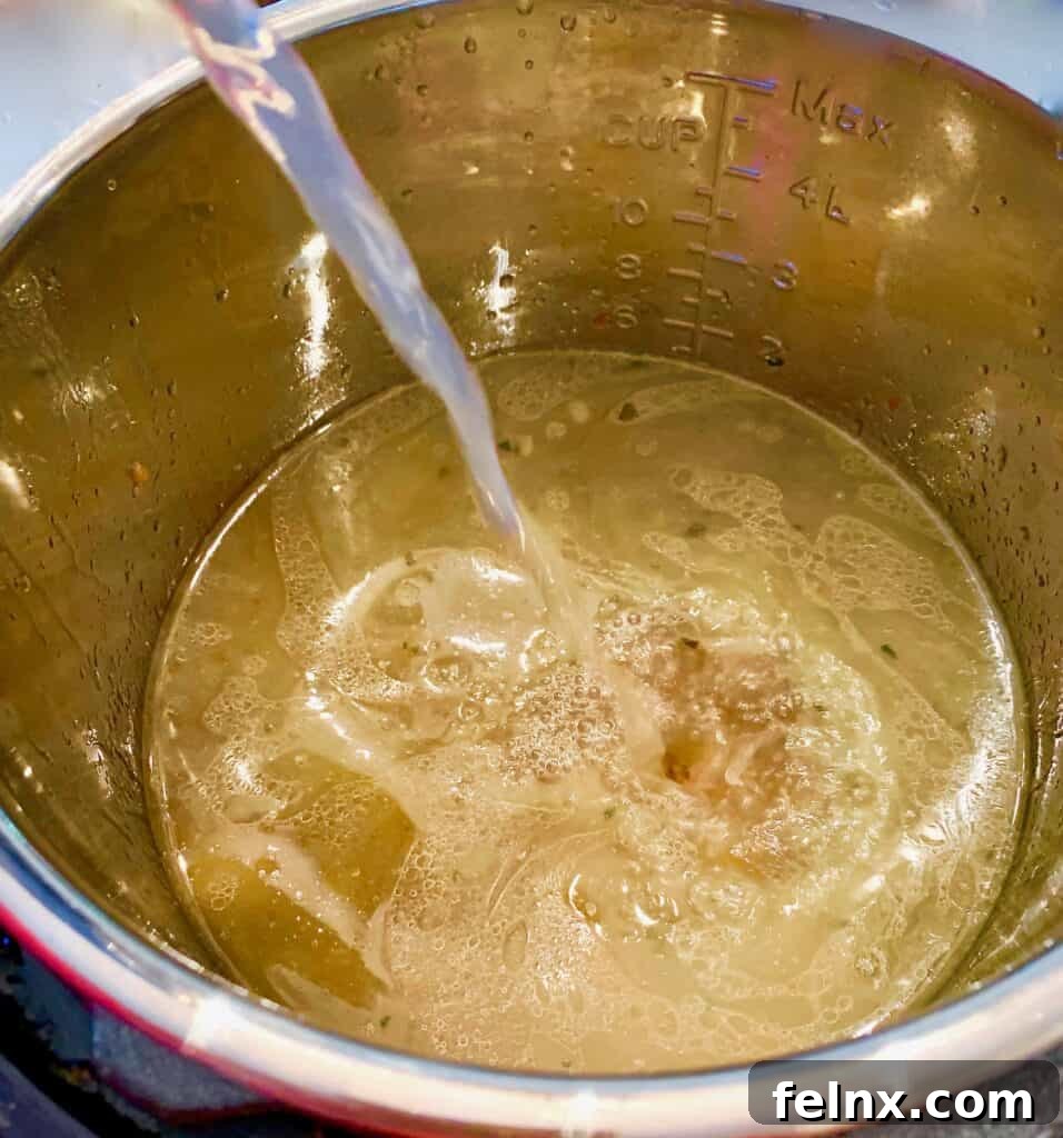 Adding carrots and celery to the soup base