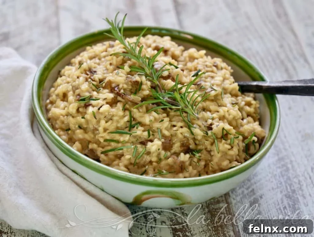 Porcini Mushroom Risotto with Truffles