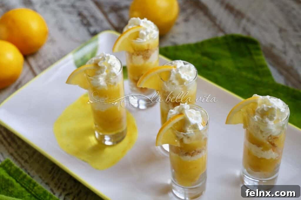 Mini Meyer Lemon Parfaits