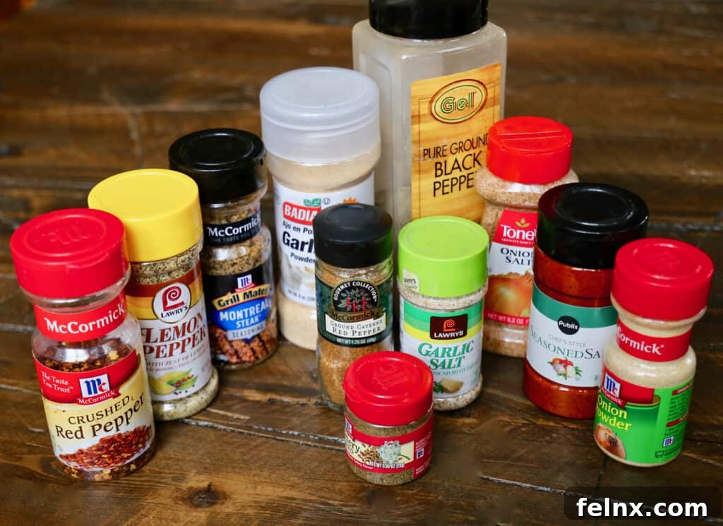 Seasonings and salts