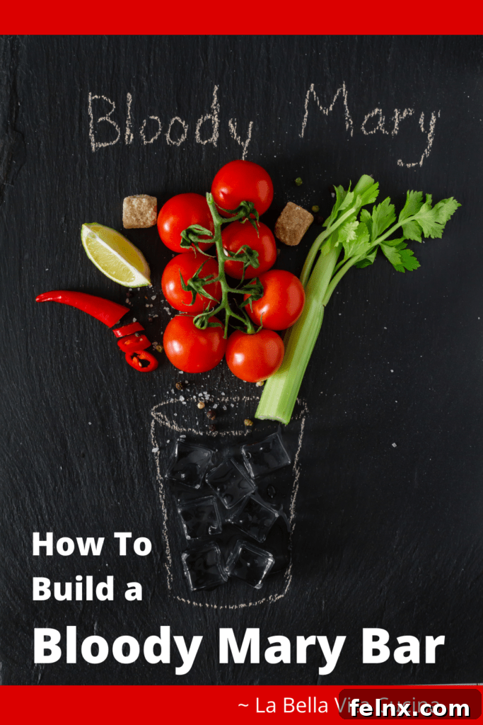 Pin this Bloody Mary Bar guide for later