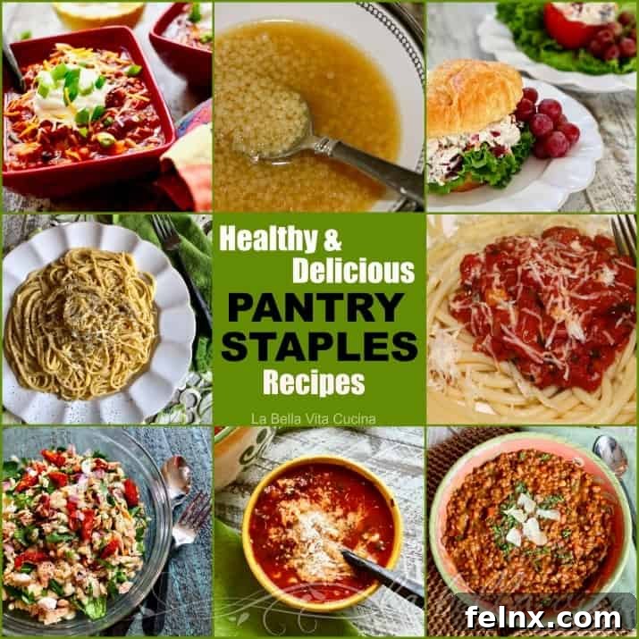 Delicious Healthy Recipes Made with Pantry Staples