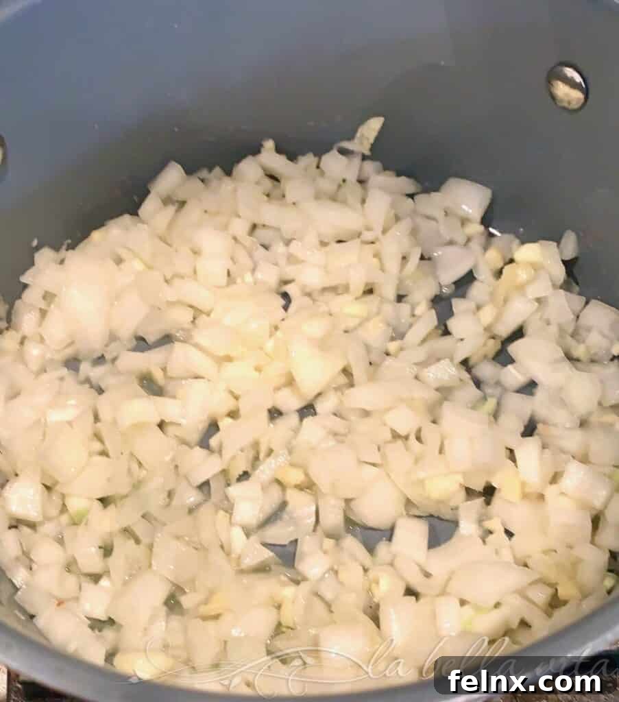 Sautéing Onions and Garlic
