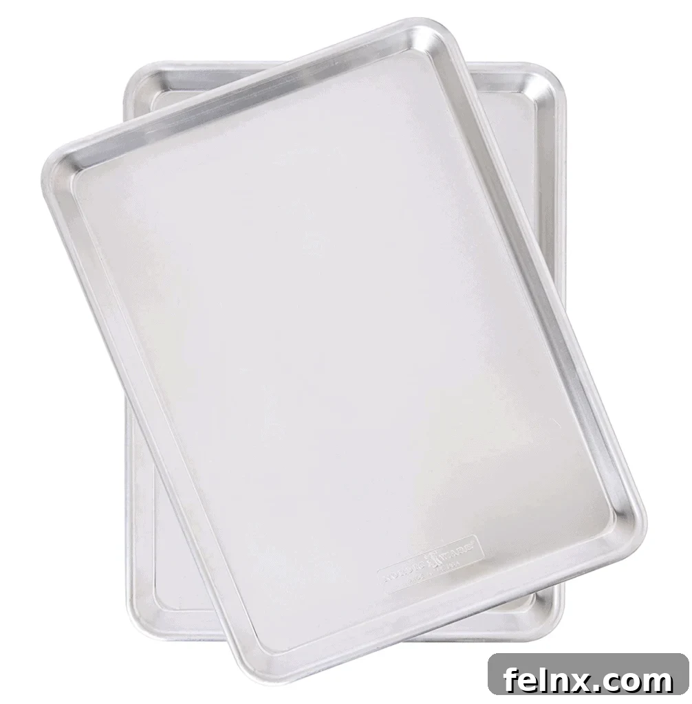 Recommended baking sheets