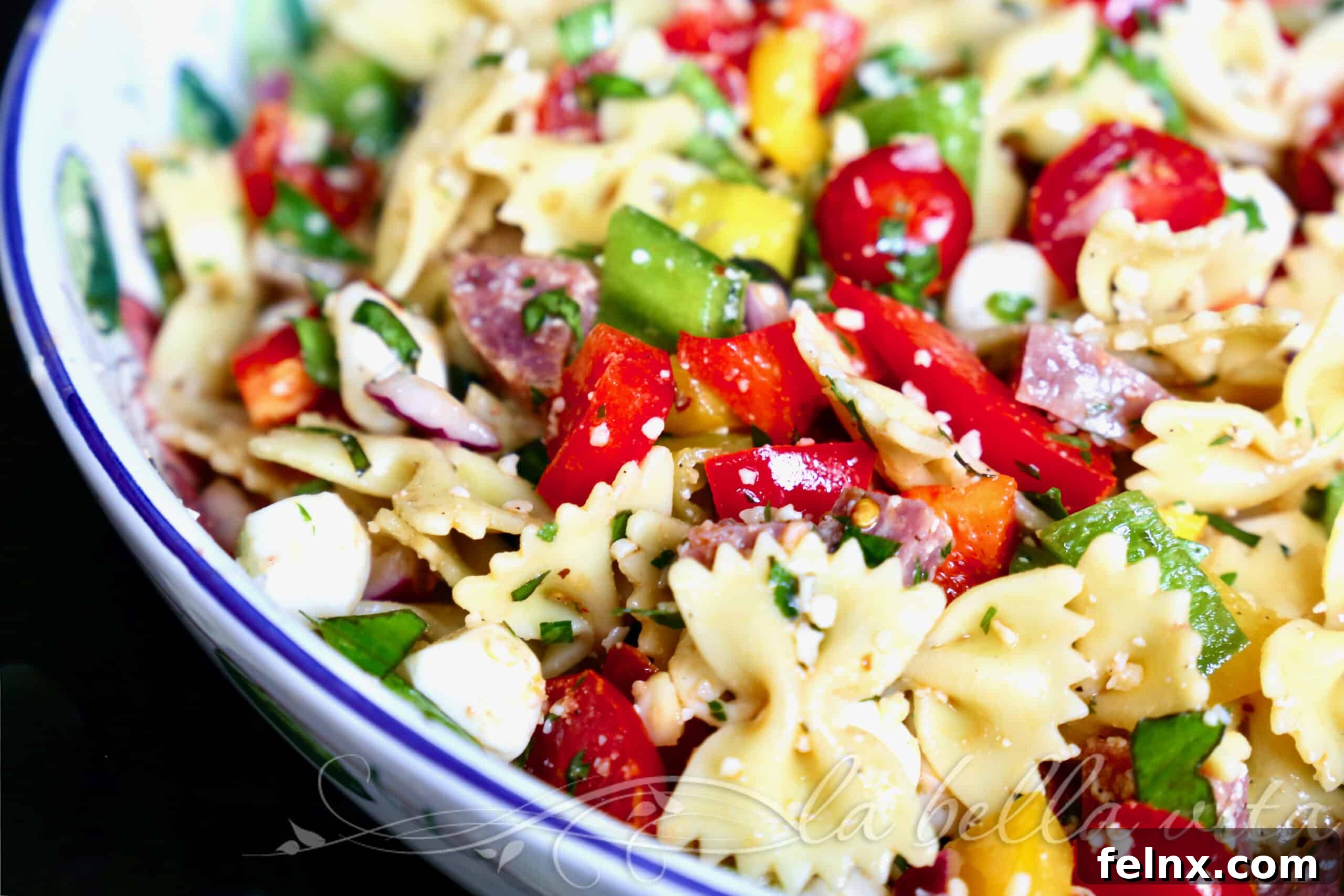 Pasta Salad Close Up