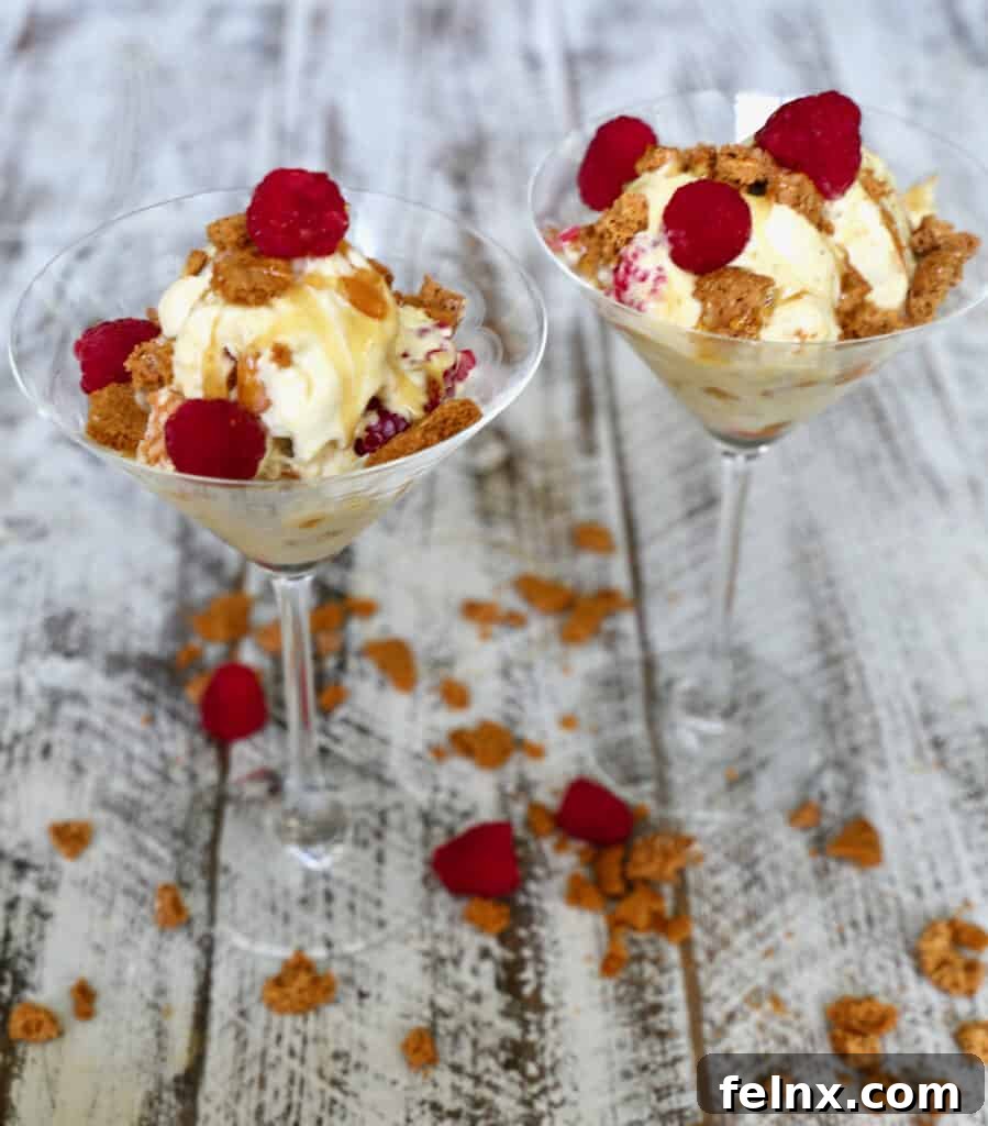 Final Peach Semifreddo Presentation